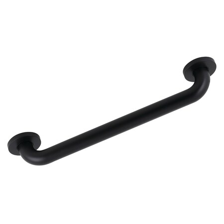 Kingston Brass Contemporary GDR814160 Silver Sage 16" X 1-1/4" OD ADA Grab Bar, Matte Black, 18.81 L, Brass GDR814160